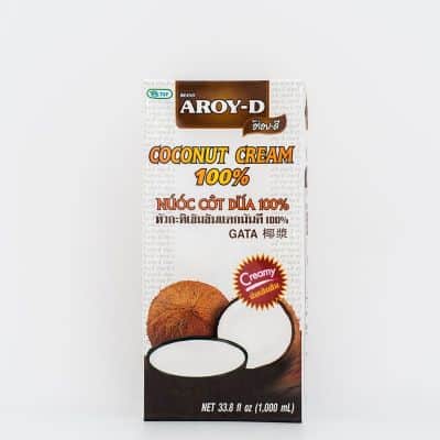 קרם קוקוס AROY D בקרטון 椰子奶油纸盒AROY D.